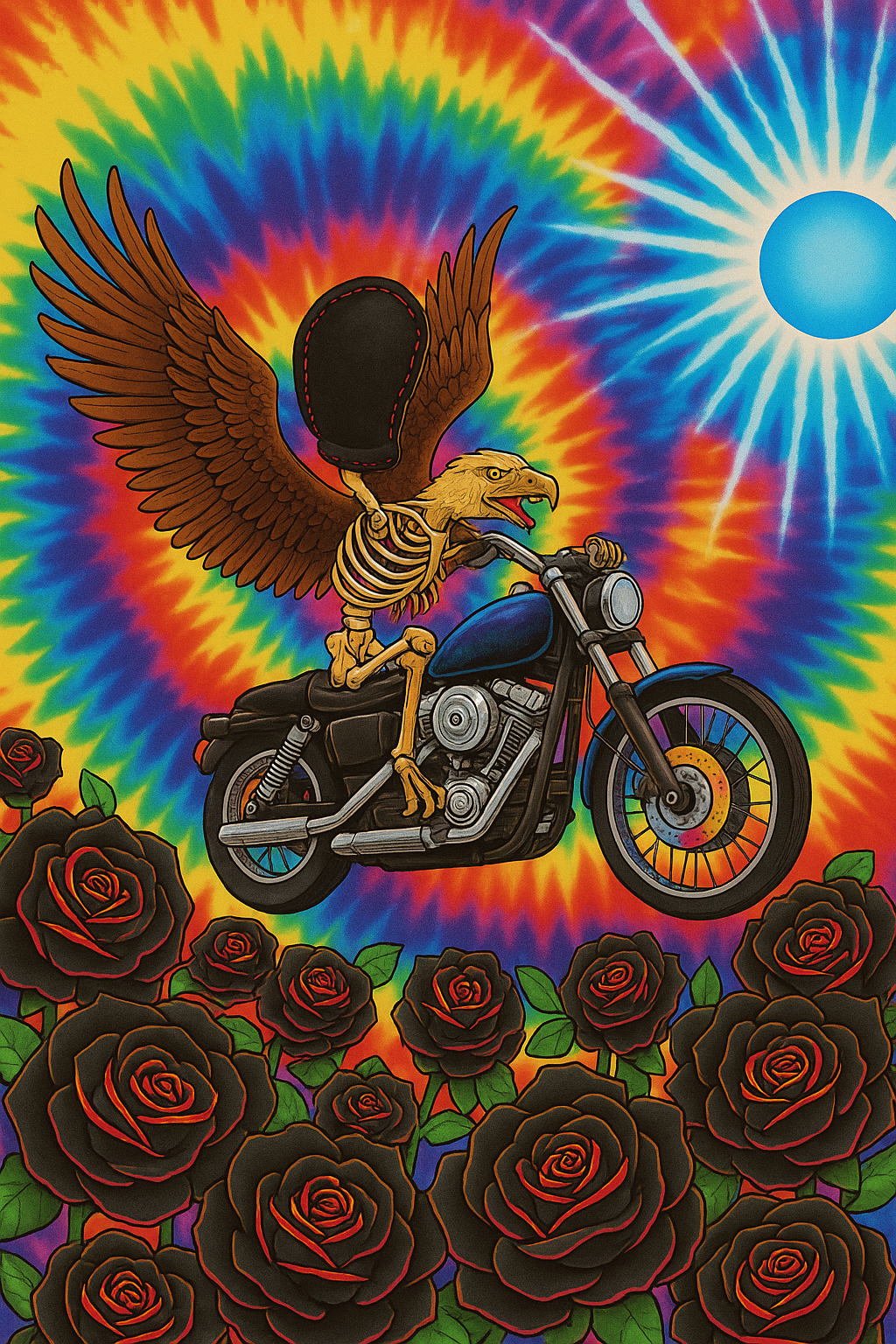 The flight of the cosmic mitten.